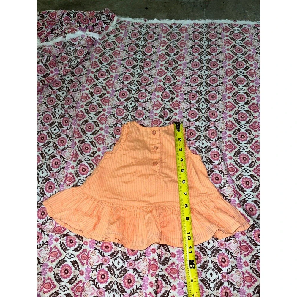 Baby Girl’s Orange Sleeveless Sundress Size 3-6 Months